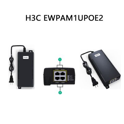 H3c Ewpam1upoe2 60-Port 55W-1V-1.1A-DC Network Power Adapter >200Mbps Carton
