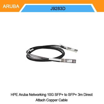 Hpe Aruba Networking 10g SFP+ to SFP+ 3m Direct Attach Copper Cable (J9283D)