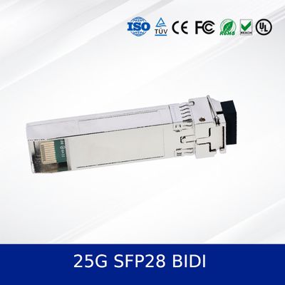 25G SFP28 BIDI 10KM  Dual CDR  Optical Transceiver Module  Industrial Temp, DDM Support