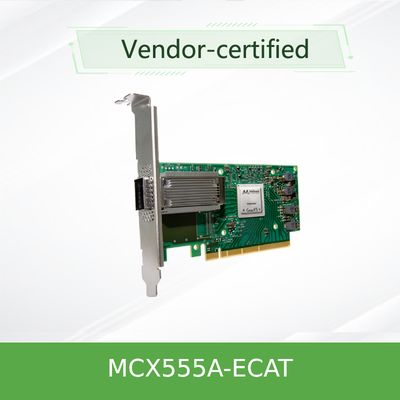 Mellanox Network Card VPI Mellanox 100gbe Nic Adapter Card MCX555A-ECAT ConnectX-5 EDR 100GbE