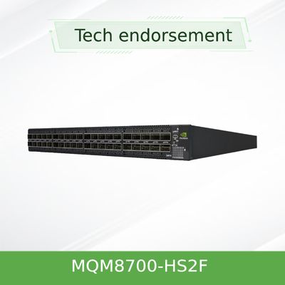 MQM8700-HS2F(920-9B110-00FH-0MD)  Mellanox Network Switch Accelerate HPC And AI Applications