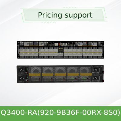 Quantum-3 Based XDR Infiniband Switch Q3400-RA 920-9B36F-00RX-8S0 4U 144 XDR Ports Over 72 OSFP Cages 8 Power Supplies