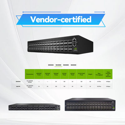 Spectrum-3 Based Mellanox Network Switch Sn4600c Open Network Switch MSN4600 - CS2F With Onyx