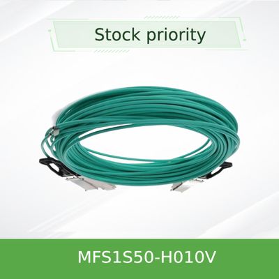 VPI HDR & ETH Infiniband Mellanox AOC Cables MFS1S50-H010V 200Gb/S