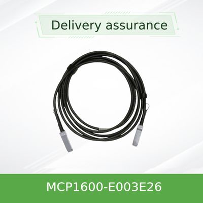 MCP1600-E003E26 Direct Attach Copper Cable InfiniBand EDR Up To 100Gb/S QSFP28 3m Black 26AWG