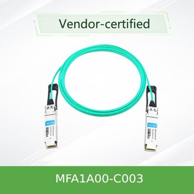 QSFP LSZH Mellanox AOC Active Optical Cable MFA1A00-C003 100GbE 3m
