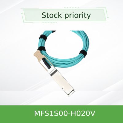Console Mellanox AOC Cable MFS1S00-H020V IB HDR Up To 200Gb/S QSFP56 20m network  cable