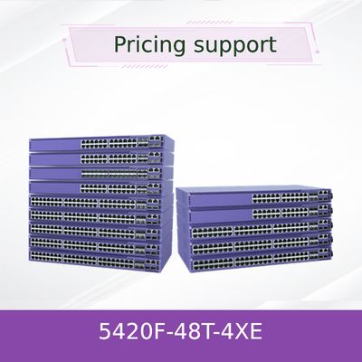 Advanced 5420f Series 48-Port Ethernet Switch with 10gbe Connectivity 5420f-48t-4xe Extreme Xos
