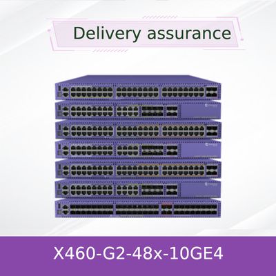 RJ45 48x Extreme network switch X460 Switch PoE+ Console Port 10GE4 Base 48 Ports