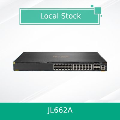 Hpe Aruba Networking Cx 6300m 24-Port 1gbe Class 4 Poe and 4-Port SFP56 Switch (JL662A)