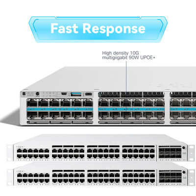 New Original C9200L-24p-4X-E Network Switch 9200 Series 24-Port Data 4X10g Uplink Kilomega Poe Switch C9200L-24p-4X-E in Stock