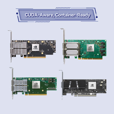 Mellanox ConnectX-5 EN MCX512A-ACAT Network Card - Dual-Port 25GbE SFP28 PCIe Adapter with RDMA & NVMe over Fabrics