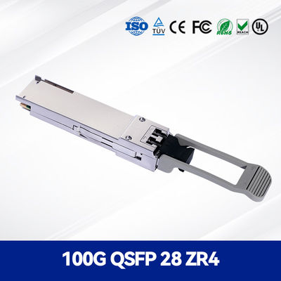 China Premium 100G QSFP28 ZR4 80KM Fiber Optical Transceiver Module for Data Centers for sale