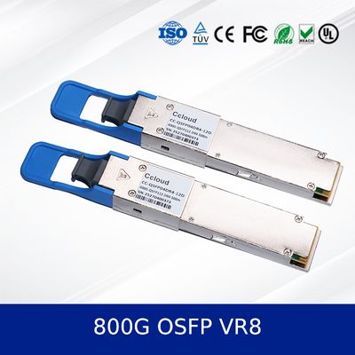 China 800G OSFP VR8 Optical Transceiver Module High-Speed, Low Power, CMIS-Compliant for sale