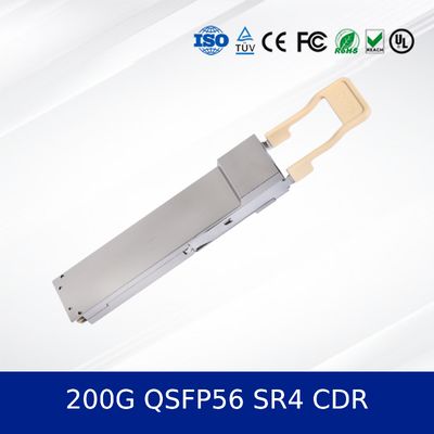 China 200G QSFP56 SR4 CDR Optical Transceiver Module 100m on Om4 / 70m on Om3 Fiber High-Performance Computing Interconnect for Data Centers for sale