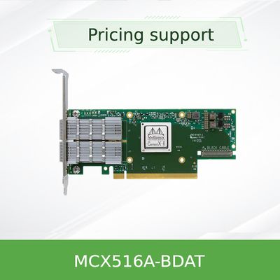 China ConnectX-5 Ex EN Mellanox Network Adapter Card MCX516A-BDAT 40GbE 2x Port QSFP28 4.0 X16 for sale