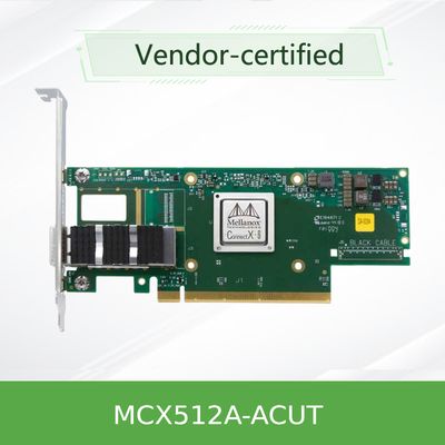 SFP28 10GbE/25GbE Mellanox Network Card X8 PCIE Ethernet Card MCX512A-ACUT