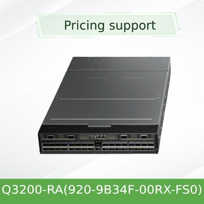 NVIDIA Q3200-Ra Quantum-3 Based Two-Adjoining Xdr Infiniband Switches with Vlan Support 2u 36 Xdr Ports 18 Osfp Cages