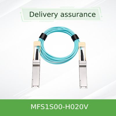 China MFS1S00-H020V Mellanox AOC Cable IB HDR Up To 200Gb/S QSFP56 20m for sale
