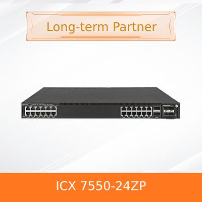 RUCKUS ICX 7550-24ZP Switch High-Density Multigigabit PoE++ with 100G Uplinks