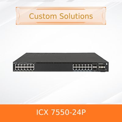 RUCKUS network switch ICX 7550-24P Enterprise Stackable Switch
