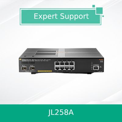 HPE Aruba Networking 2930f 8g Poe+ 2SFP+ Switch (JL258A)