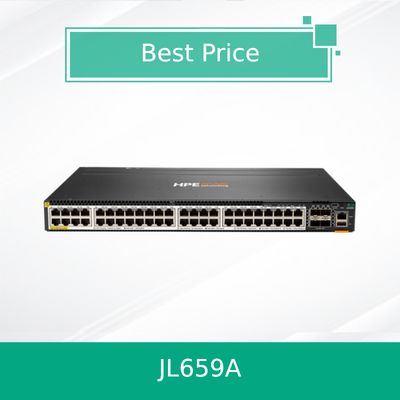 HPE Aruba Networking Cx 6300m 48-Port HPE Smart Rate 1/2.5/5gbe Poe and 4-Port SFP56 Switch (JL659A)
