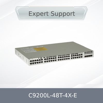 China New Original C9200L-48t-4X-E Network Switch, L3, Managed, 48 X 10/100/1000 + 4 X 10 Gigabit SFP+ (uplink) for sale