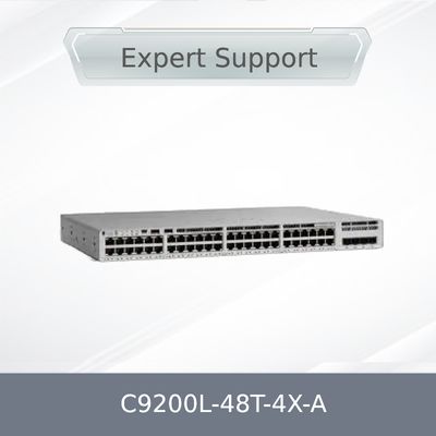 China Brand New Original Network Switch Cisco C9200 Series 48-Port C9200L-48t-4X-a Uplink Data SFP Switch in Stock for sale