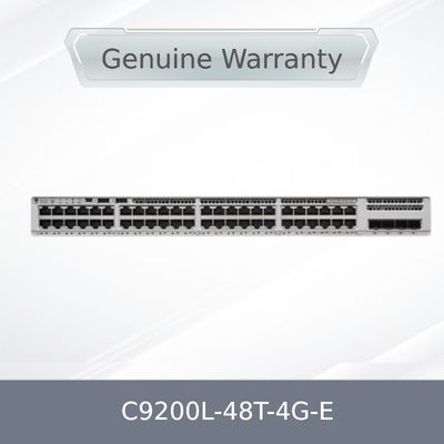 9200 Series 9200L 48-Port Data, 4 X 1g, Network Essentials C9200L-48t-4G-E Network Switch