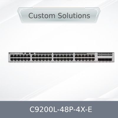 C9200L-48p-4X-E Ciscos Cata Lyst 9200L 48 Port Poe+ 740W 4X10g Uplink, Network Switch