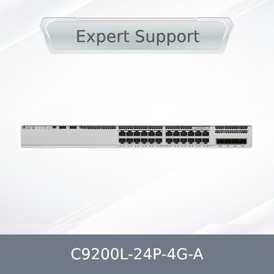 China New Original Clean Stock 9200L Switch C9200L-24p-4G-a Cata Lyst 9200L 24-Port Poe+, 4 X 1g, Network Advantage C9200L-24p-4G-a for sale