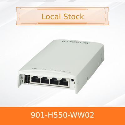 RUCKUS 901-H550-WW02 Wall-Mount Wi-Fi 6 Access Point with IoT and Switch 1.8 Gbps BeamFlex+