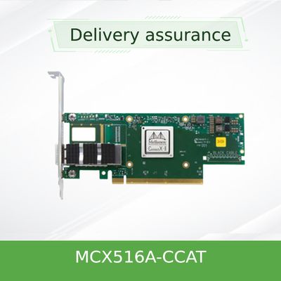 Mellanox ConnectX-5 EN MCX516A-CCAT Network Card - 100GbE Dual-Port PCIe NIC with RDMA