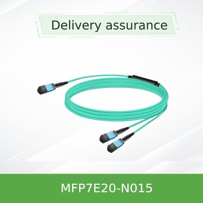 NVIDIA MFP7E20-N015 15m MPO APC 1:2 Fiber Splitter Cable for 400G/NDR Data Center Breakout Connectivity