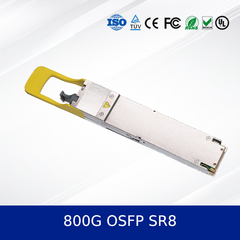 800G OSFP SR8 Optical Transceiver Module High Speed, Low Power, MSA Compliant