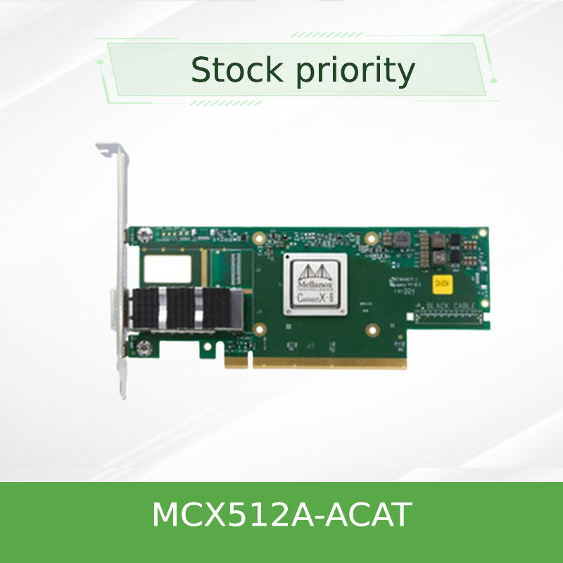MCX512A-ACAT Mellanox Connectx 5 Dual Port 10 25gbe Sfp28 EN Adapter Card PCIe 3.0 X8