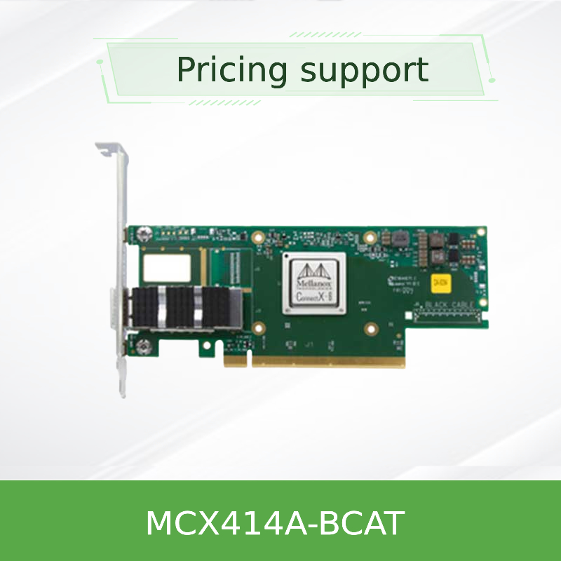 Nvidia 900-9X426-0054-Sq0 MCX414A-Bcat Connectx-4 En Network Interface Card, 40/56gbe Dual-Port Qsfp28, Pcie3.0 X8, Tall Bracket