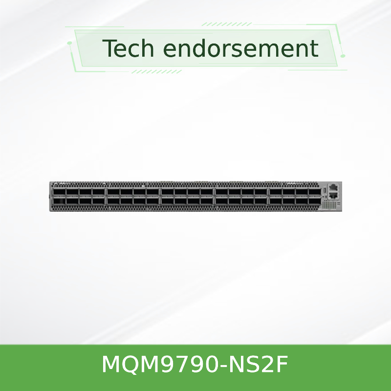 MQM9790-NS2F(920-9B210-00FN-0D0) Mellanox Network Switch P2C Airflow 64 Port NDR 32 OSFP Port Unmanaged
