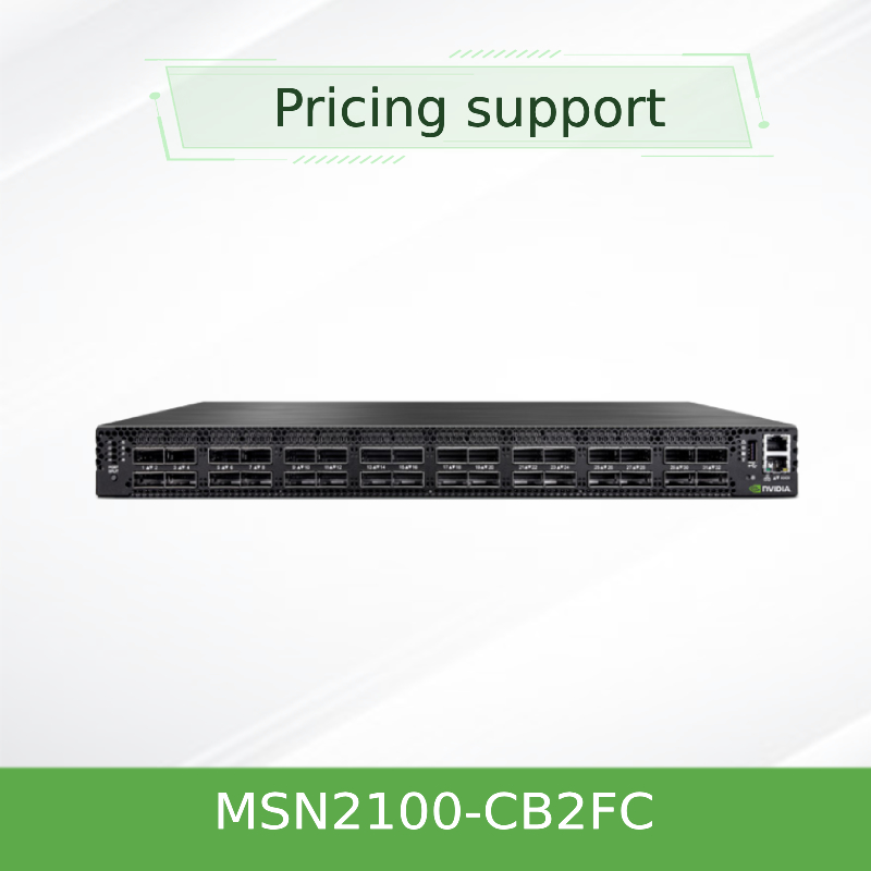 MSN2100-CB2FC Nvidia Spectrum 100gbe 1u Switch 1g Max Speed Cumulus Linux 16 Qsfp28 Ports 2 AC Psus X86 2-Core Short Depth P2c Airflow