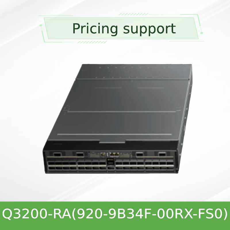 Nvidia Q3200-Ra Quantum-3 Based Two-Adjoining Xdr Infiniband Switches with Vlan Support 2u 36 Xdr Ports 18 Osfp Cages