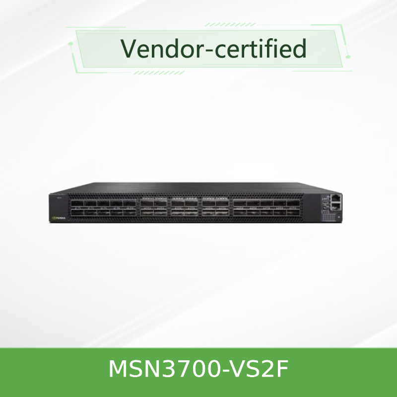 MSN3700-VS2F 200GbE Mellanox Network Switch SN3000 1U Rack Mount
