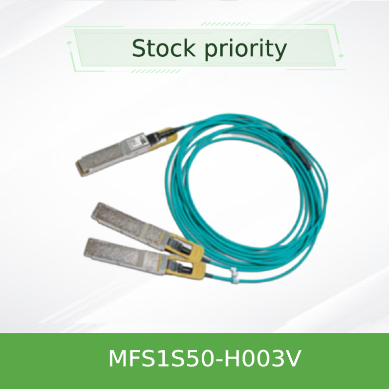 MFS1S50-H003V Aoc Cable 200GbE To 2x100GbE QSFP56 To 2xQSFP56 MMF Mellanox AOC cable