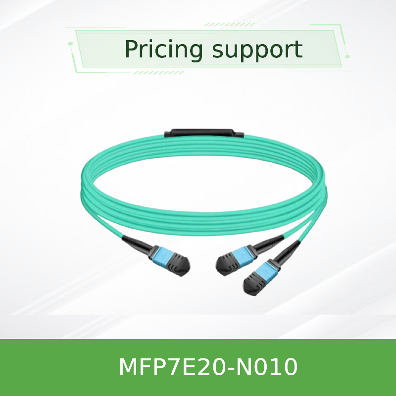 Nvidia Mfp7e20-Nxxx Optical Multimode Splitter Fiber Cable Mfp7e20-N010 Mmf, MPO12 APC to 2xmpo12 APC