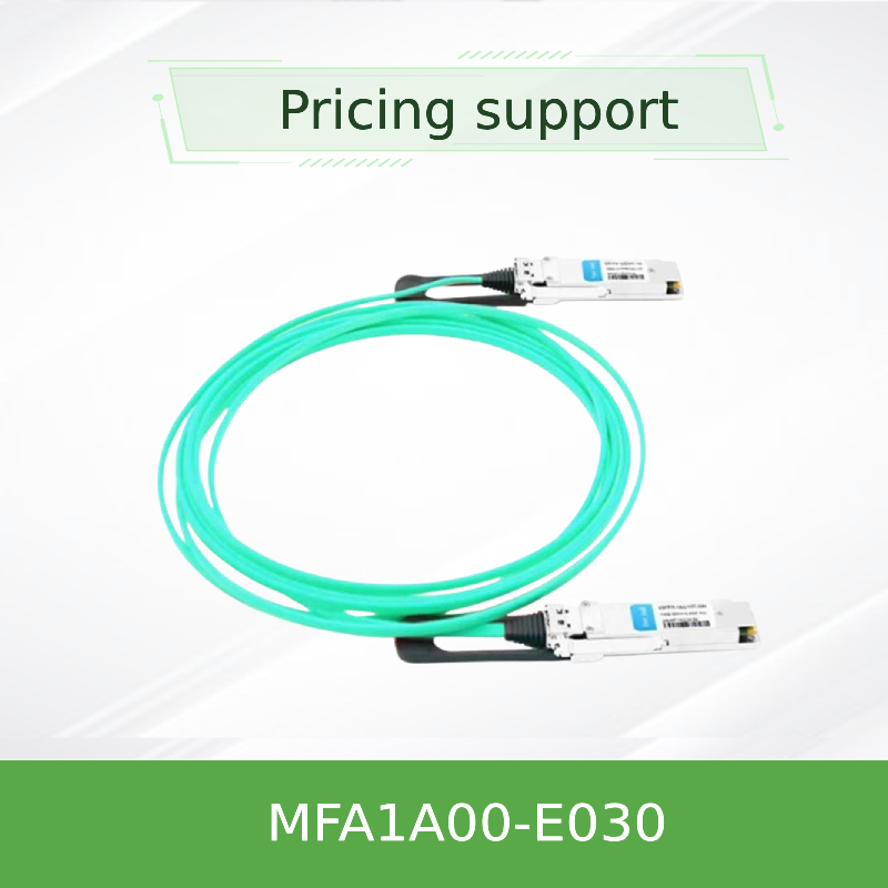 VCSEL Based QSFP Mellanox AOC Cable MFA1A00-E030 IB EDR Up To 100Gb/S