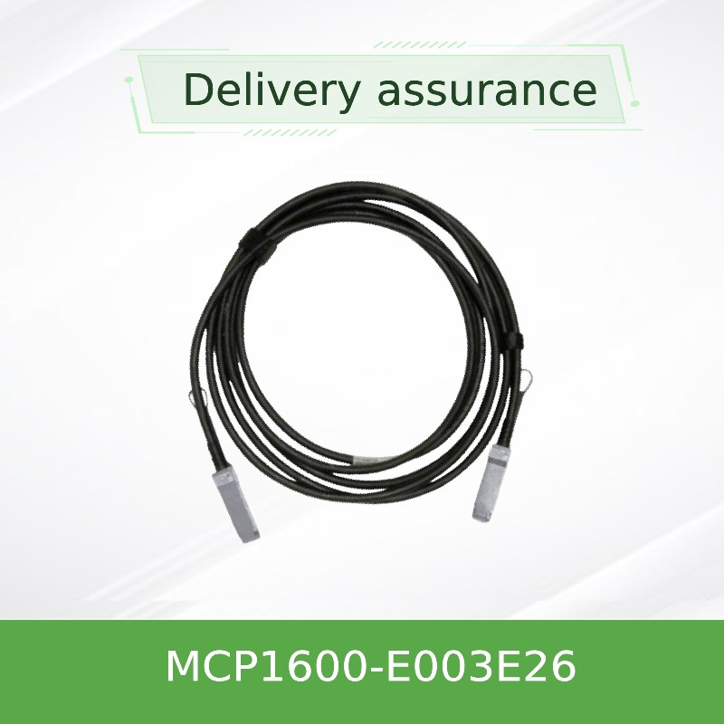 MCP1600-E003E26 Direct Attach Copper Cable InfiniBand EDR Up To 100Gb/S QSFP28 3m Black 26AWG