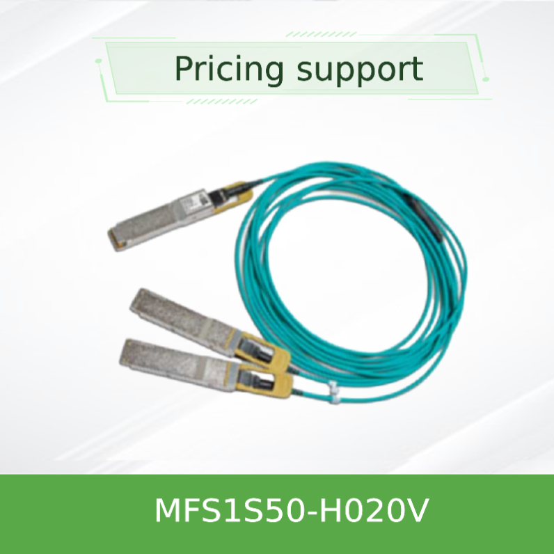 IB HDR MMF Splitter Mellanox AOC Cable MFS1S50-H020V (QSFP56 To 2xQSFP56)