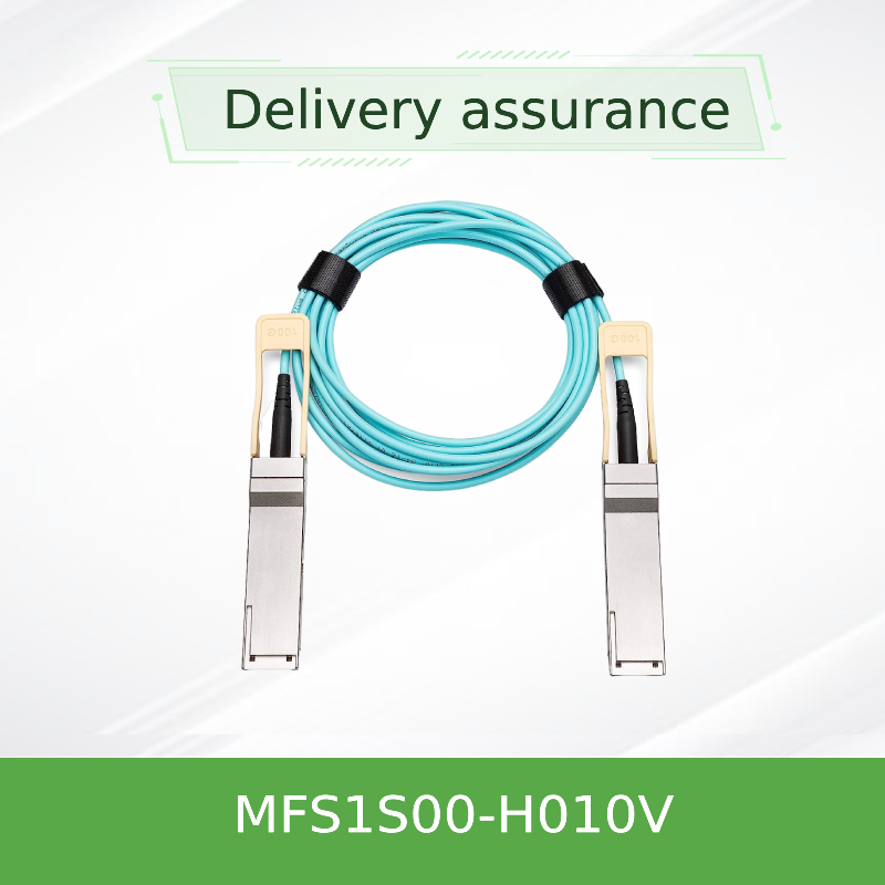 MFS1S00-H010V Mellanox AOC Cable IB HDR Up To 200Gb/S QSFP56 10m Sfp