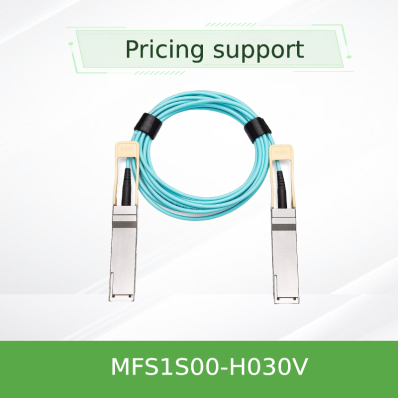MFS1S00-H030V(980-9I440-00H030)  Aoc Network Cable IB HDR Up To 200Gb/S QSFP56 30m 200GBase-AOC QSFP56 To QSFP56