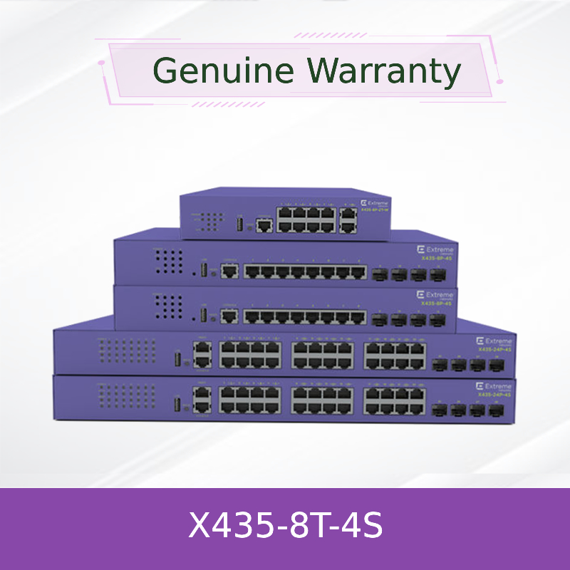 Extreme X435-8t-4s Series High-Performance Network Switch for Seamless Connectivity